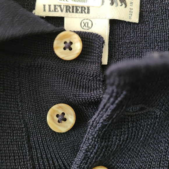 I Levrieri Merino Wool Polo Sweater - Picture 4 of 6